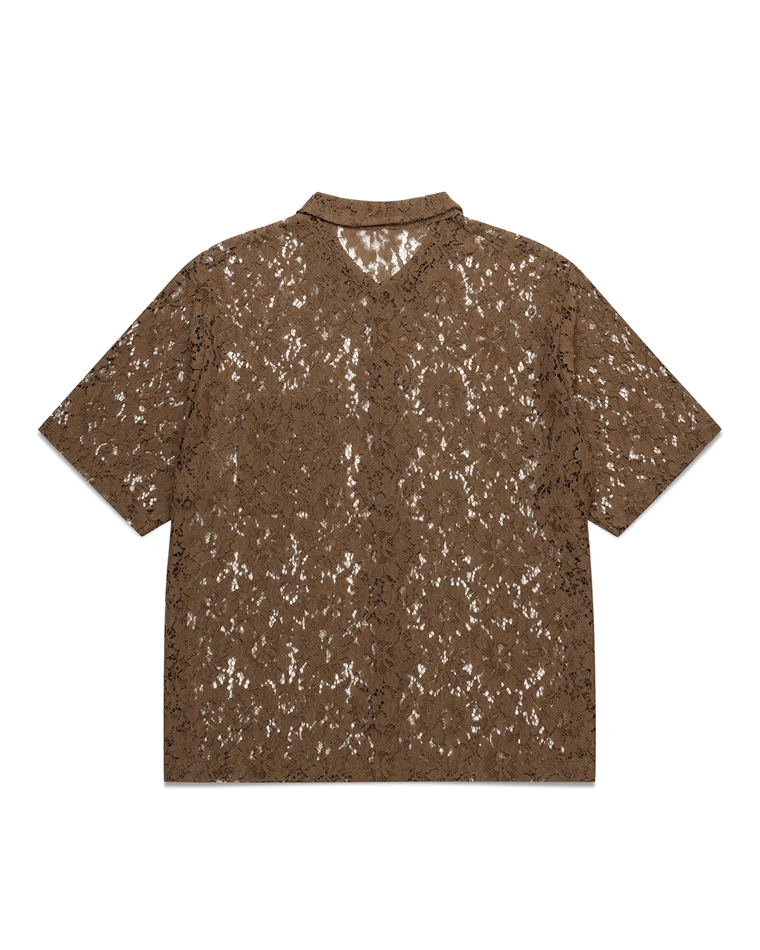 Brown Lace Shirt - Image 3