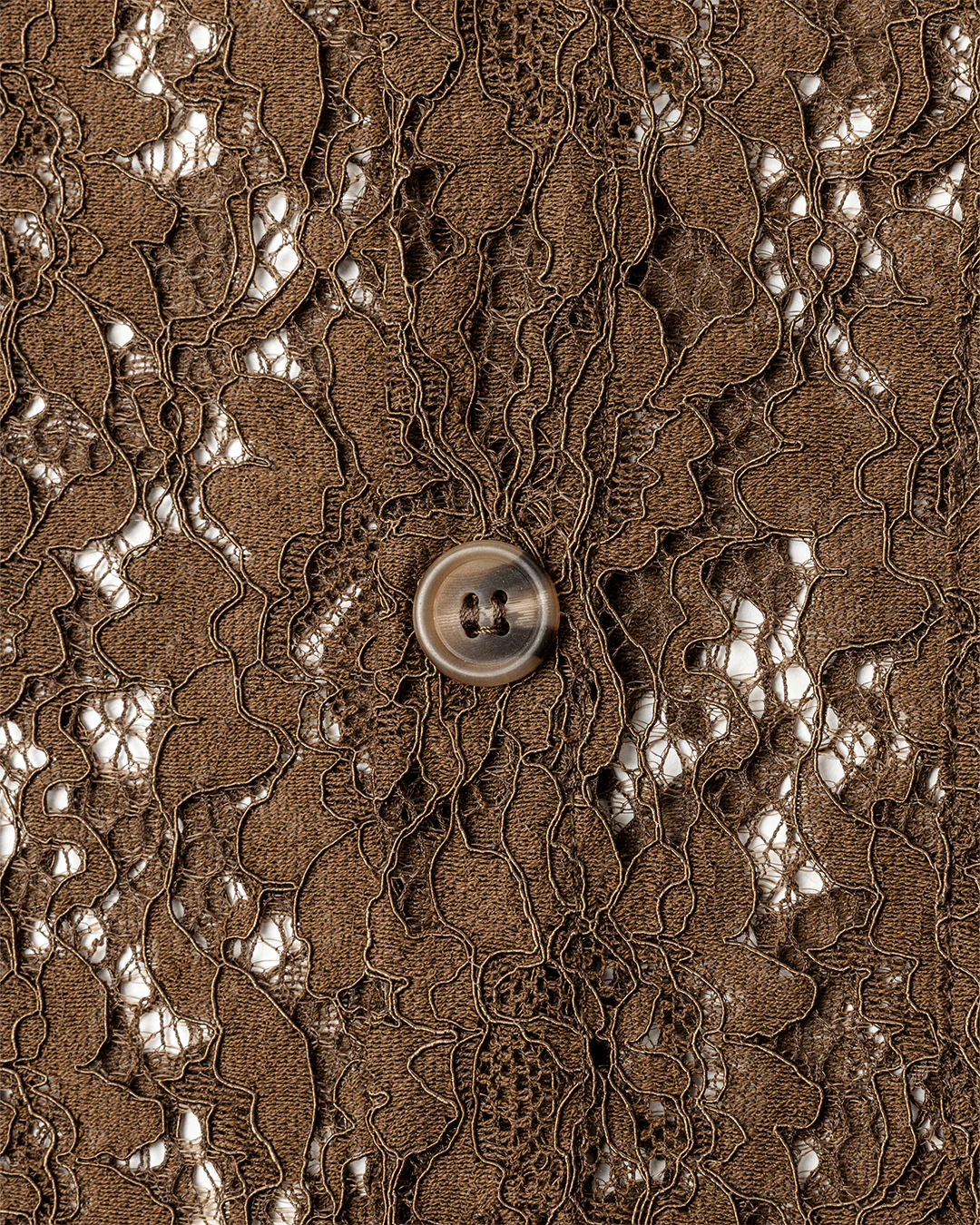 Brown Lace Shirt - Image 4