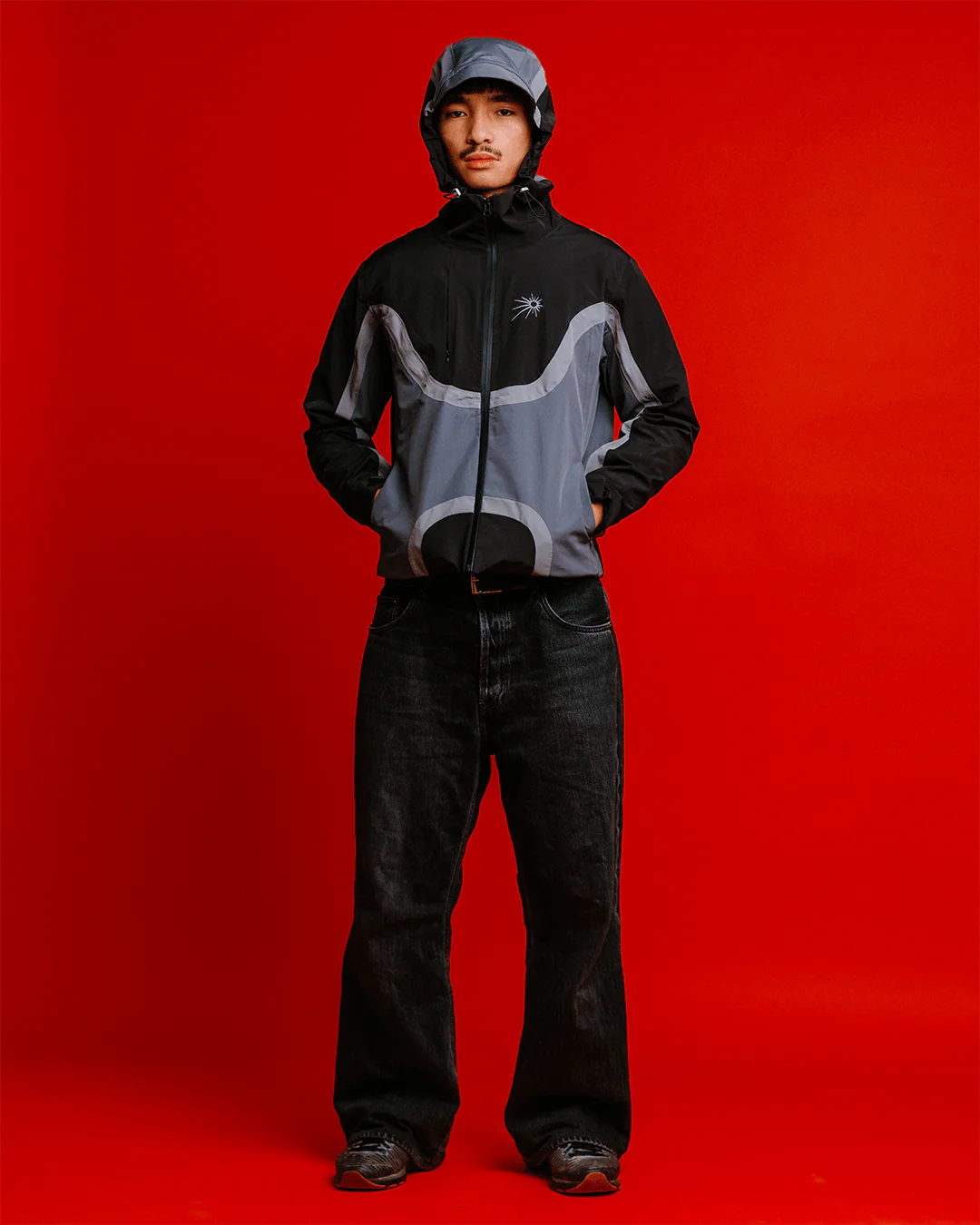 Flow Waterproof Jacket - Black - Image 7