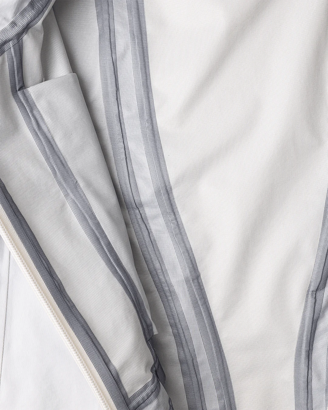 Flow Waterproof Jacket - White/Grey - Image 6