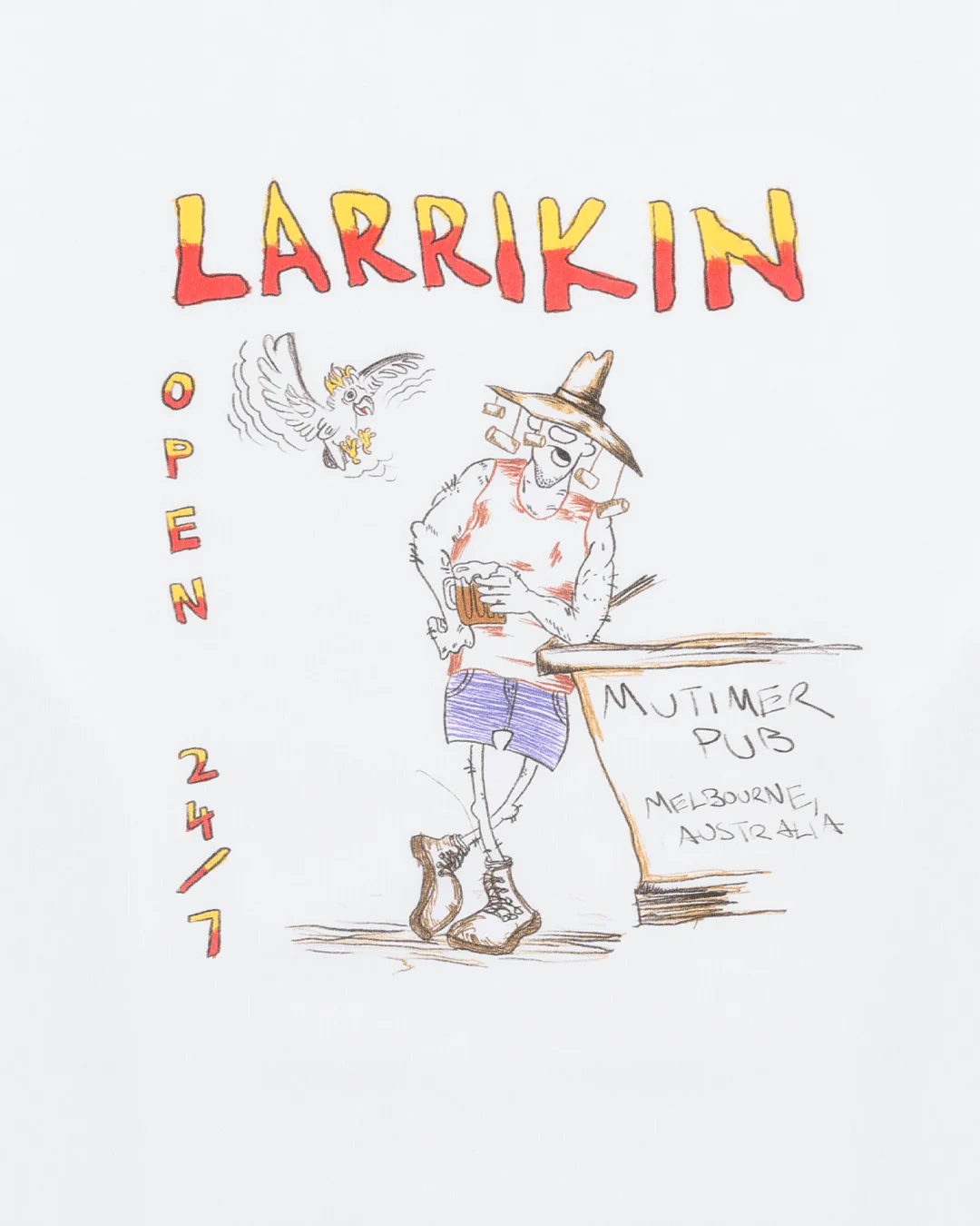 Larrikin Ringer T-Shirt - Image 3