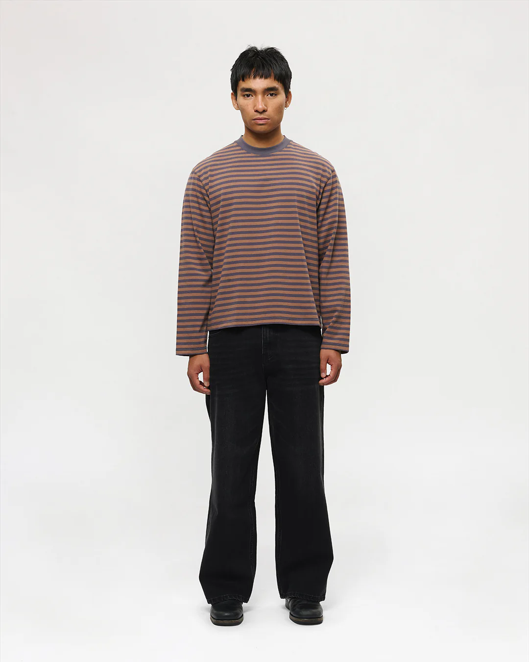 Longsleeve Freddy T-Shirt (Dusty Blue) - Image 4