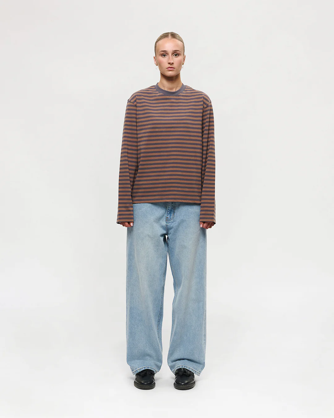 Longsleeve Freddy T-Shirt (Dusty Blue) - Image 5