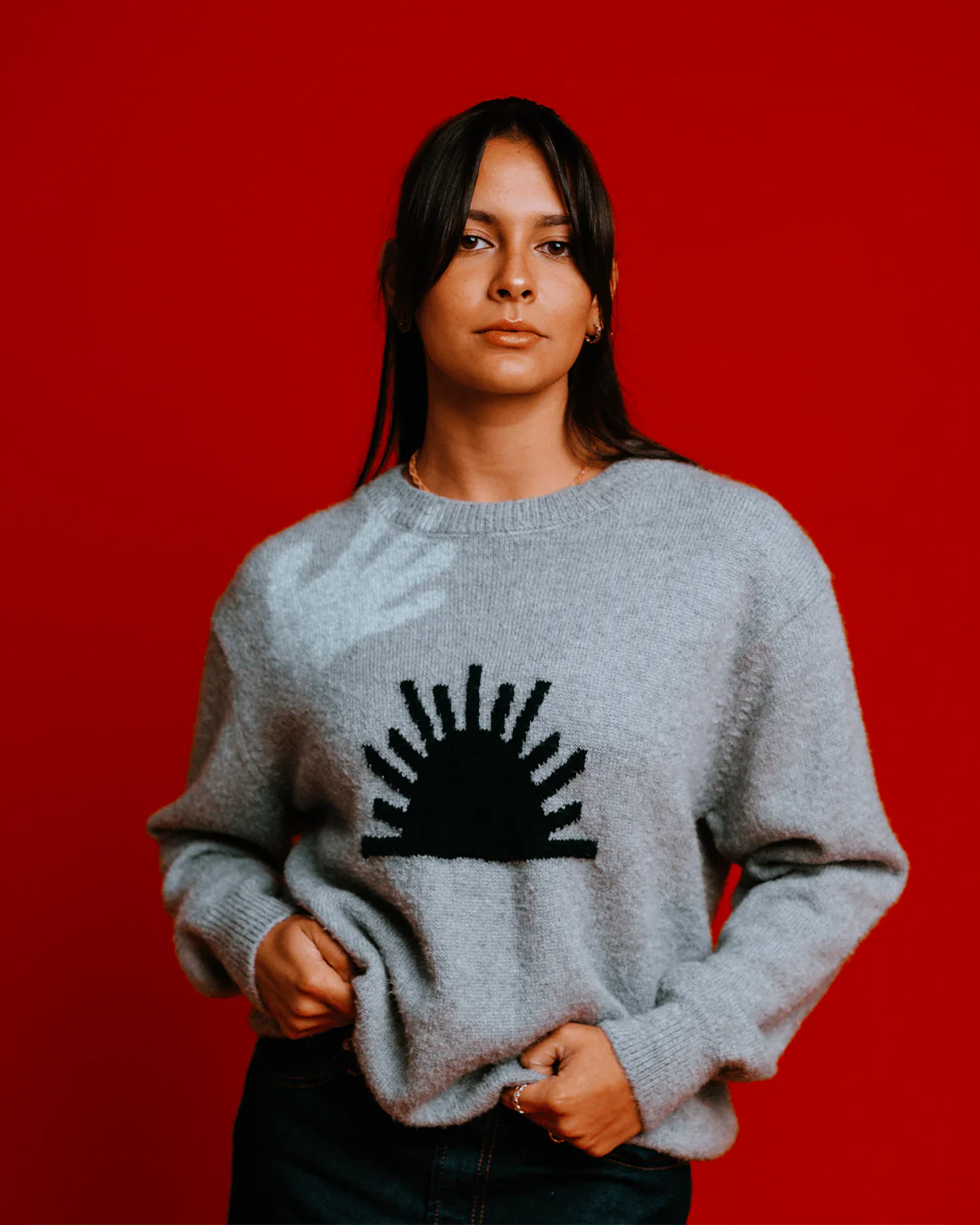 Heat Reactive Knit - Grey - Image 5