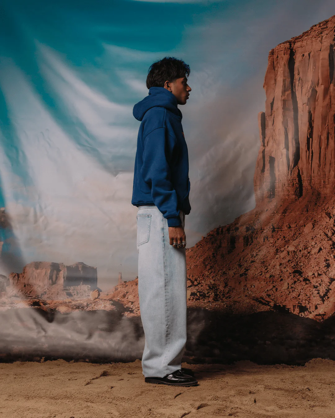 Rodeo Hoodie Blue - Image 5